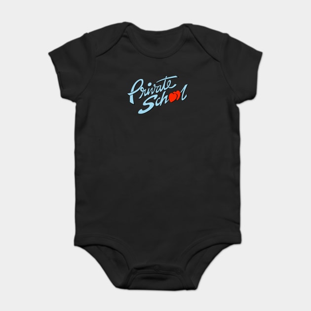 Private School 1983 Baby Bodysuit by The Daily Ghost